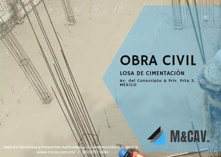 Imagen del proyecto: Obra Civil | Losa de Cimentación | M&CAV