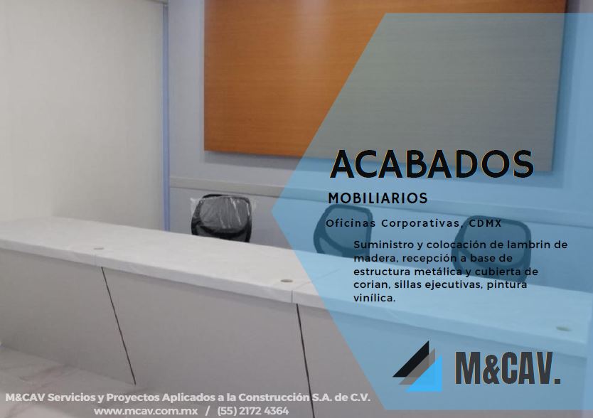 Imagen del proyecto: Proyecto de Acabados | Mobiliarios | M&CAV