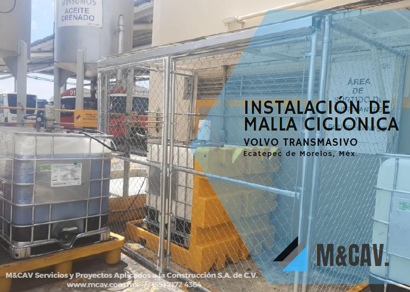 Imagen del proyecto: Proyecto de Instalaciones | Instalación Malla Ciclonica | M&CAV