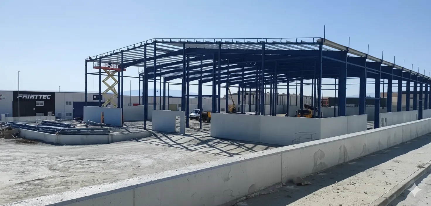 Construcción de Nave Industrial M&CAV