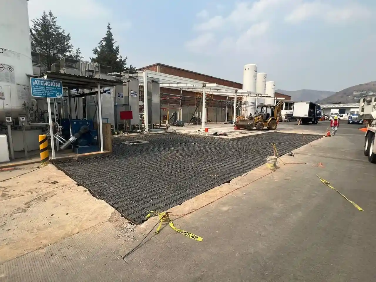 Pavimentación de Concreto — Parque Industrial, Querétaro, Qro.